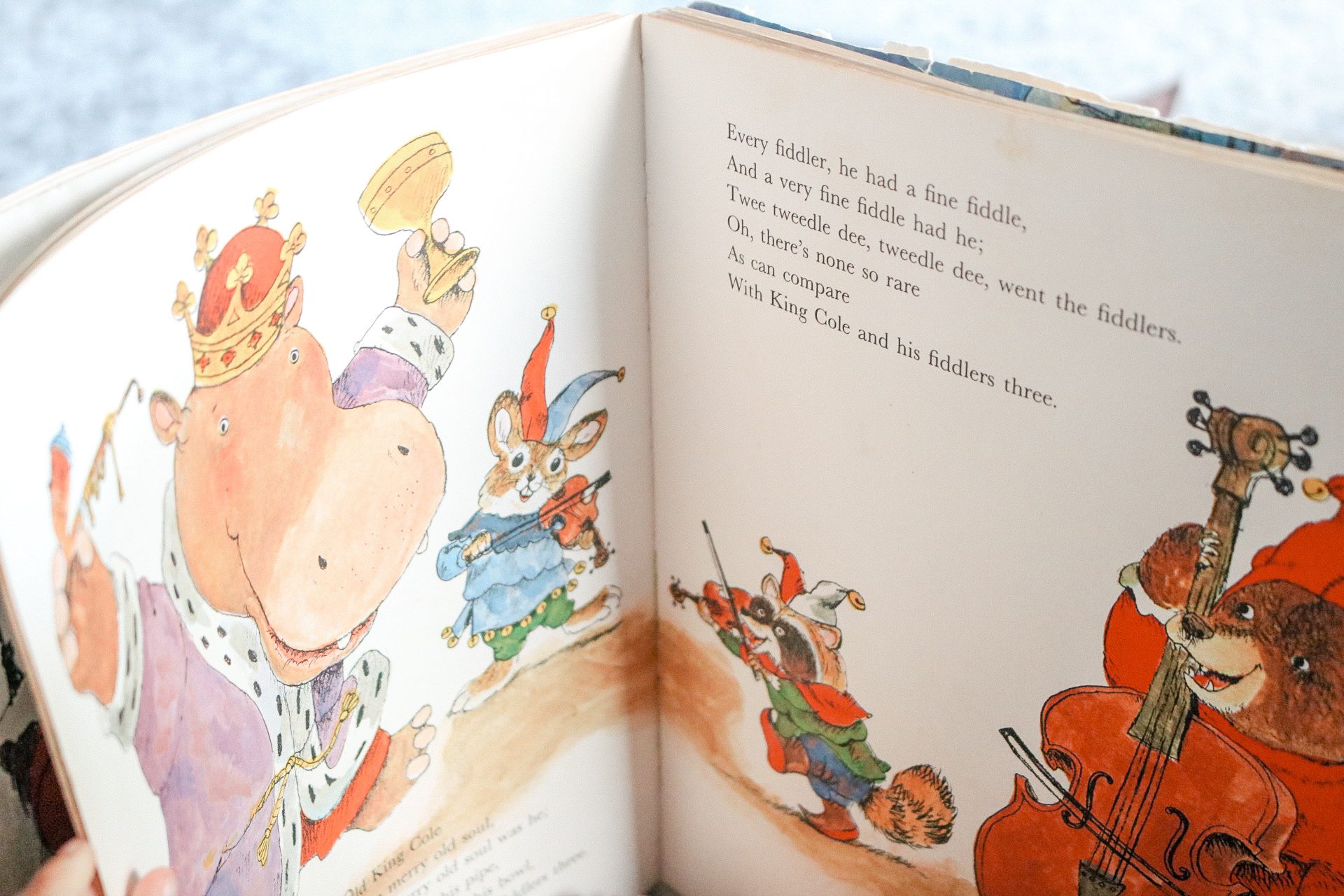 poem nursery rhyme children's book child reading picture book
